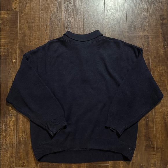 Men's Black Patterned Sweater - Picture 5 of 5